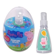 PERFUME EN CAPSULA PEPPA PIG X50 ML + TAZO 3D