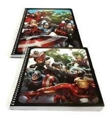 CUADERNO UNIVERSITARIO TAPA DURA 21X29CM AVENGERS