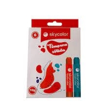 TEMPERA SOLIDA SKYCOLOR X6 SURTIDA