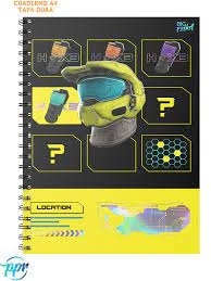 CUADERNO UNIVERSITARIO TAPA DURA 21X29CM GAME ZONE