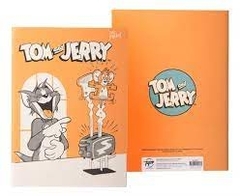 CUADERNO ABROCHADO TOM Y JERRY 16X21CM 48HJS