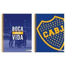 CUADERNO ESPIRALADO BOCA 16X21CM 96HJS