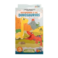 CARTAS INFANTILES FLASH CARDS DESCUBRIENDO A LOS DINOSAURIOS