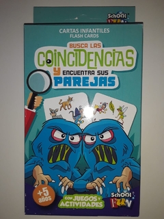 CARTAS INFANTILES FLASH CARDS COINCIDENCIAS Y ENCUENTRA SUS PAREJAS