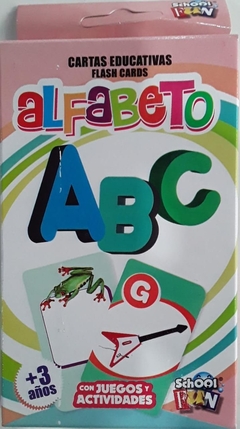 CARTAS EDUCATIVAS FLASH CARDS ALFABETO
