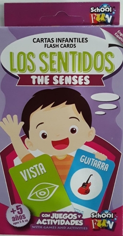 CARTAS INFANTILES FLASH CARDS LOS SENTIDOS