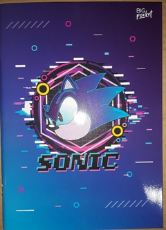 CUADERNO ABROCHADO SONIC 16X21CM 48HJS