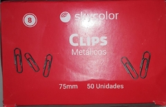 CLIPS METALICOS SKYCOLOR N8 X50