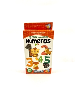 CARTAS INFANTILES FLASH CARDS ME DIVIERTO CON LOS NUMEROS