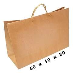 BOLSA CON MANIJA KRAFT 60X40X20