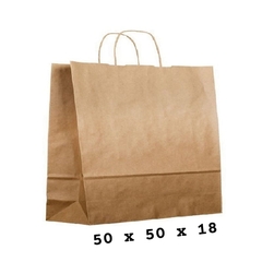 BOLSA CON MANIJA KRAFT 50X50X18