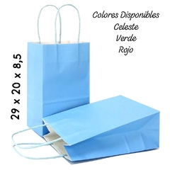 BOLSA CON MANIJA COLORES N3 29X20X8,5