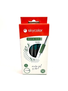 BOLIGRAFO SKYCOLOR RETRACTIL MICRO GEL M-202 VERDE