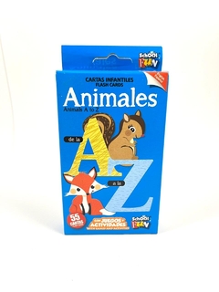 CARTAS INFANTILES FLASH CARDS ANIMALES DE LA A A LA Z