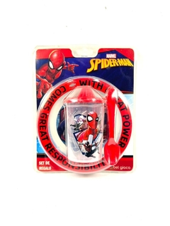 BOWL + VASO TAPA TOMADORA SPIDERMAN