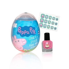 HUEVO ESMALTE + STICKERS PEPPA PIG