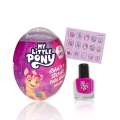 HUEVO ESMALTE + STICKERS PONY