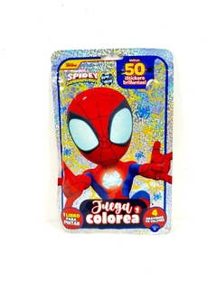 FLOW PACK JUEGA Y COLOREA SPIDERMAN