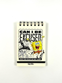 CUADERNO A6 15X10 BOB ESPONJA / 120 PAG - comprar online