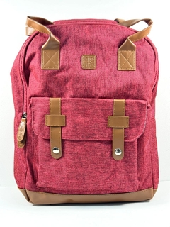 MOCHILA COMBO MATERA BORDO 16,5"