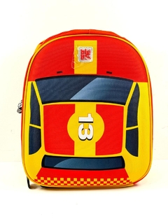 MOCHILA ESCOLAR CON ESCENARIO CARS 13"