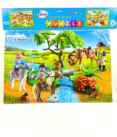 PUZZLE PLAYMOBIL X54 PIEZAS COUNTRY