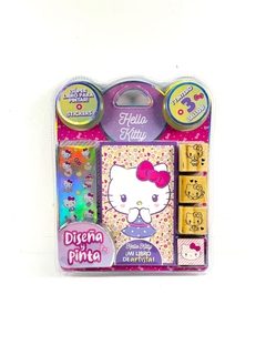 BLISTER DISEÑA Y PINTA SELLOS HELLO KITTY