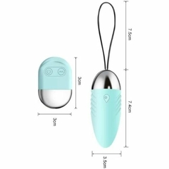 Vibrador Capsula Sem Fio Com Controle Remoto 10 Vibrações - comprar online