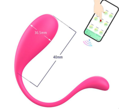 Vibrador Wireless Lophin APP 9 Modos Vibração - SexToy Online - O melhor SexShop da internet