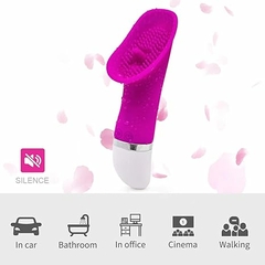 Sugador de Clitóris e Vibrador Feminino massageador vibr.