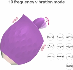Massageador Clitóris Sucção Desenho de Flores de 10 Vibração - loja online