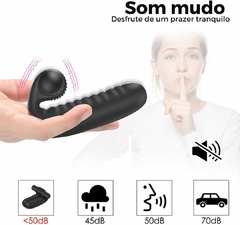 Vibrador Dedo Silicone 10 Velocidades Zatla - SexToy Online - O melhor SexShop da internet