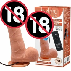 Protese Realistico Rotativa Com Vibrador Potente - Barbara Ken