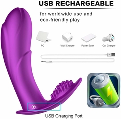 Vibrador de Calcinha à Prova d'água Recarregável - SexToy Online - O melhor SexShop da internet