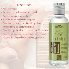 Kit com Óleo Para Massagem Tântrica + Óleo de Amêndoas - SexToy Online - O melhor SexShop da internet