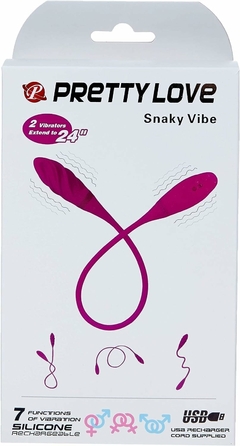 Snaky Vibe Vibrador Duplo Para Casal, Pretty Love