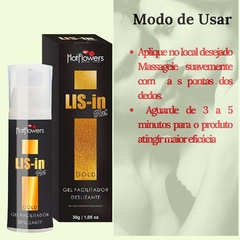 Kit 2 gel LIS-in Gold Extra Forte Facilitador Deslizamento - loja online