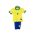 Kit Infantil Brasil I 24/25 - Amarela com detalhes em verde