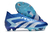 Chuteira Adidas Predator Accuracy Campo FG- Azul com detalhes em branco