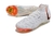 Chuteira Nike Phantom Luna Campo FG- Branca com detalhes em laranja - comprar online