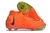 Chuteira Nike Phantom Luna Campo FG- Laranja com detalhes em Verde