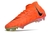 Chuteira Nike Phantom Luna Campo FG- Laranja com detalhes em Verde - loja online