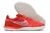 Chuteira Nike Streetgato Salão - Vermelho com detalhes em branco