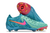 Chuteira Nike Phantom GX 2 Campo FG- Ciano com detalhes em rosa