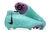 Chuteira Nike Phantom Luna Campo FG- Ciano com detalhes em roxo