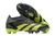 Chuteira Adidas Predator Accuracy Campo FG- Preta com detalhes em amarelo