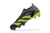 Chuteira Adidas Predator Accuracy Campo FG- Preta com detalhes em amarelo na internet