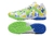 Chuteira Puma Future Z Society TF- Branca com detalhes em verde e azul - comprar online