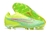 Chuteira Nike Phantom GX Campo FG - Verde limão com detalhes em rosa