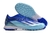 Chuteira Adidas X Crazyfast Society TF- Azul com detalhes em Ciano